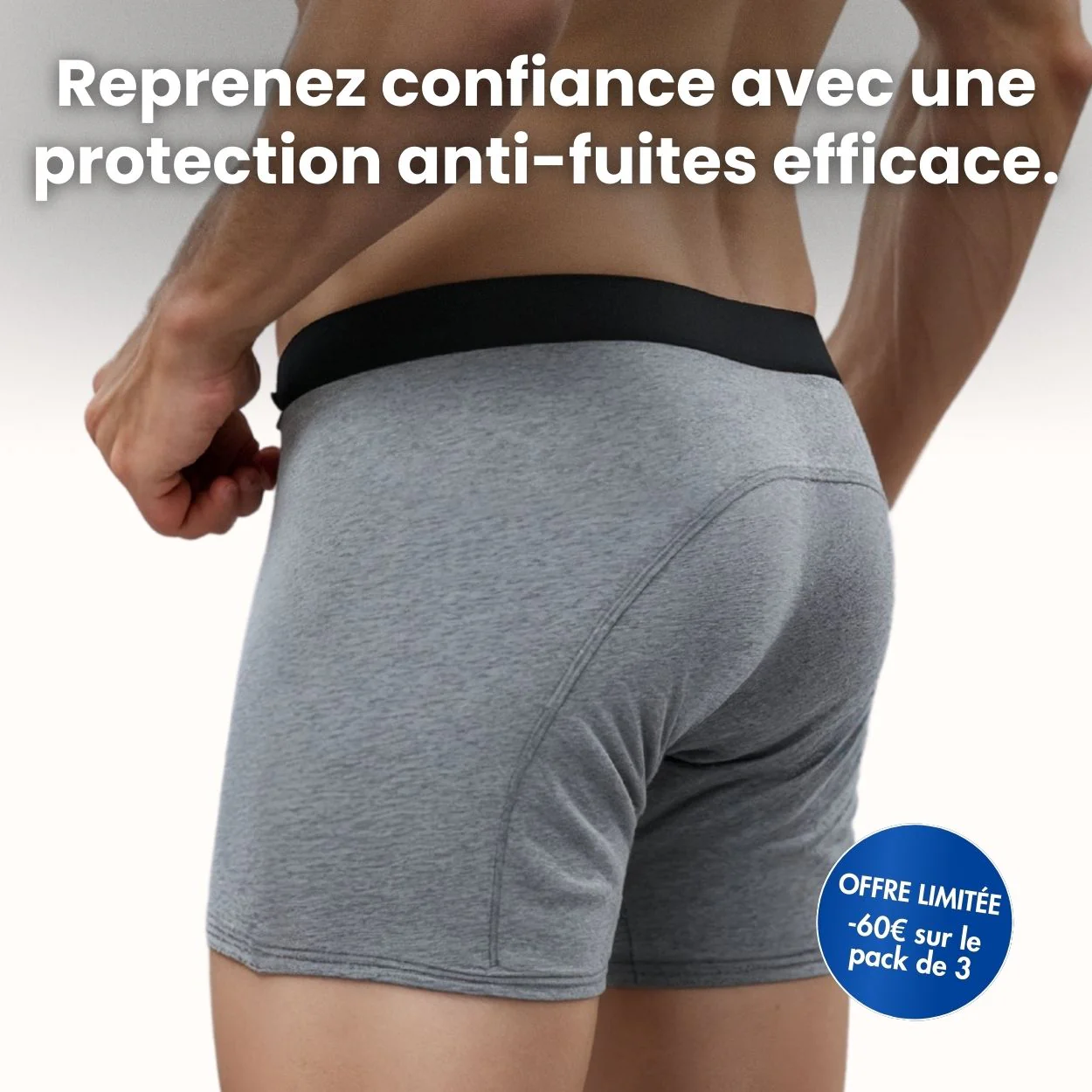 Boxer d’incontinence ultra-absorbant Homme - Image 10