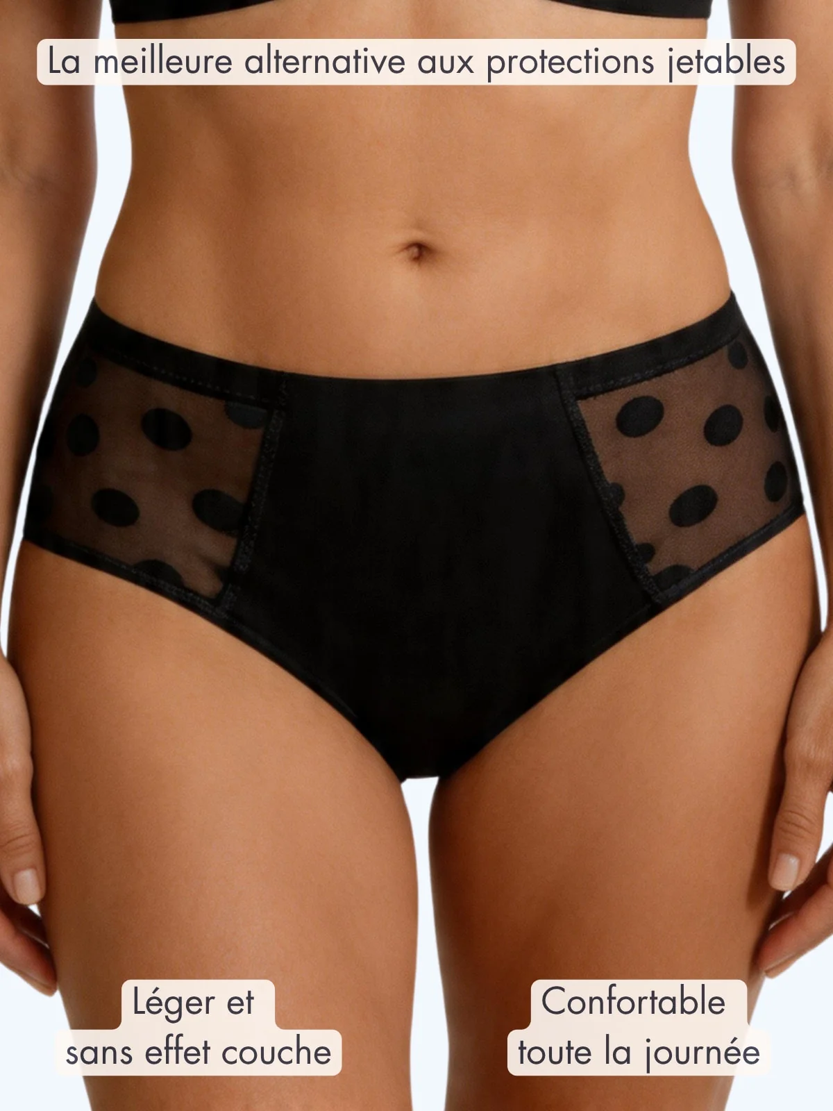 Culotte invisible plumetis d’incontinence - Image 4