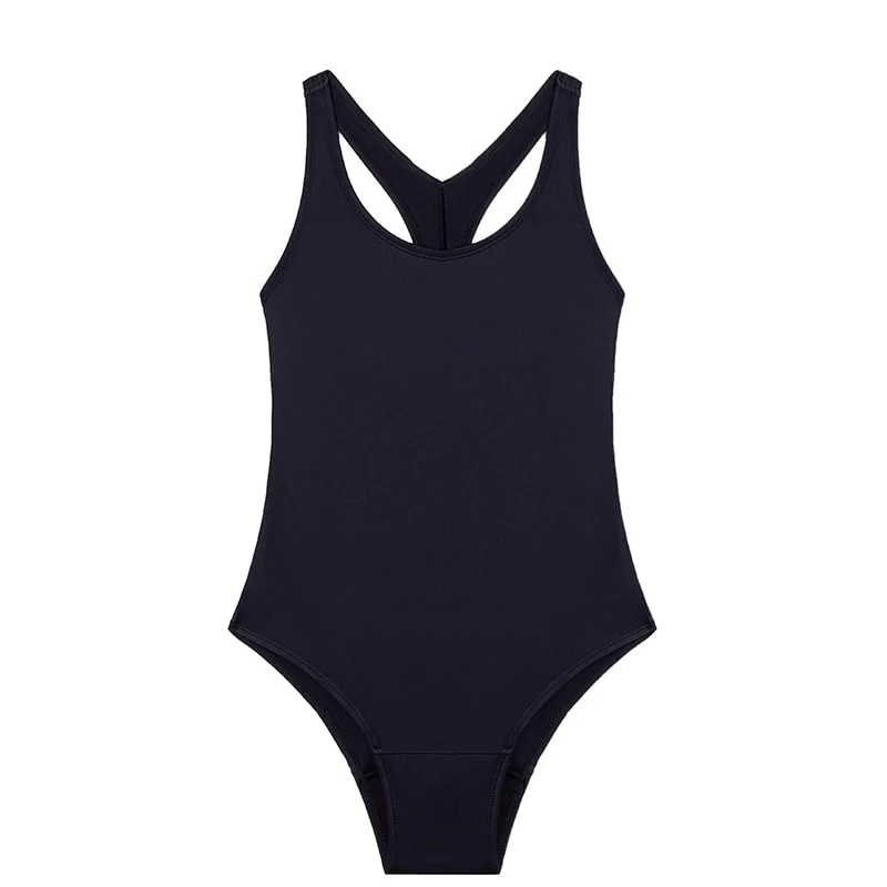 Maillot de bain une pièce d’incontinence dos nageur - Image 3